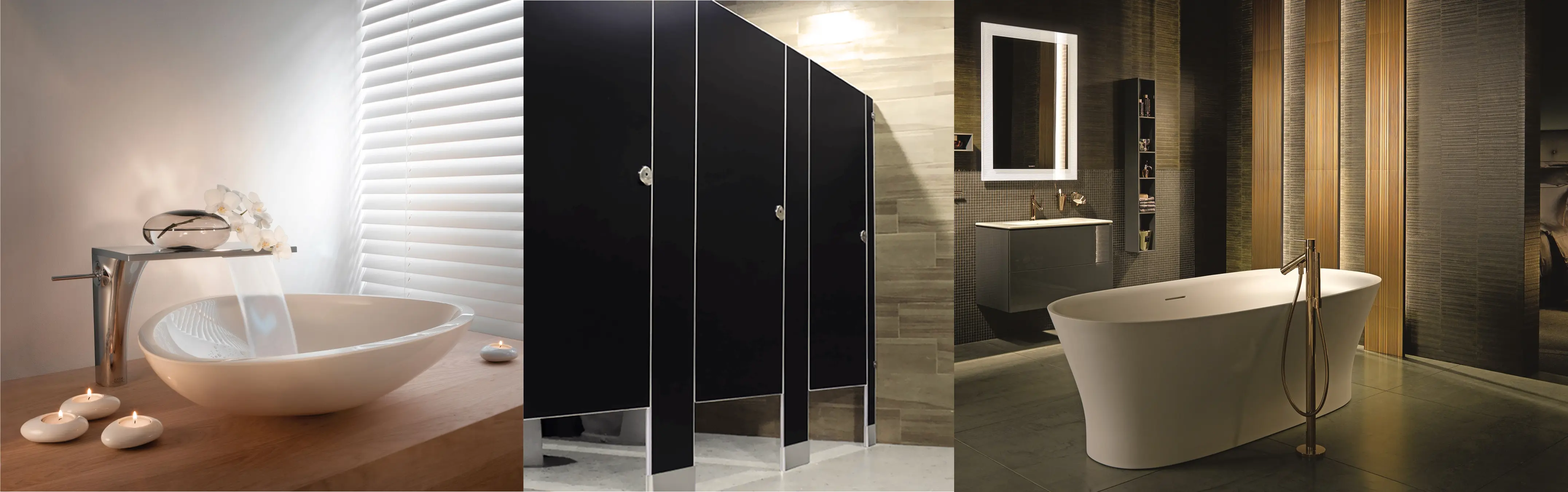 Baños Residenciales, Públicos, Institucionales, Mamparas, Puertas